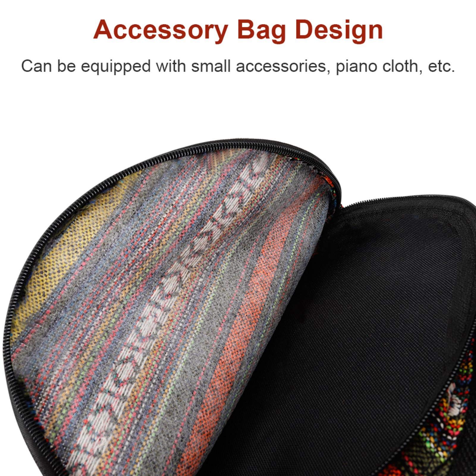 Mandolinen-Gigbag Mandolinentasche Verdickte Baumwolle Tragbare Dual-Use-Mandolinentasche Musikinstrument Zubehör erstaunlich