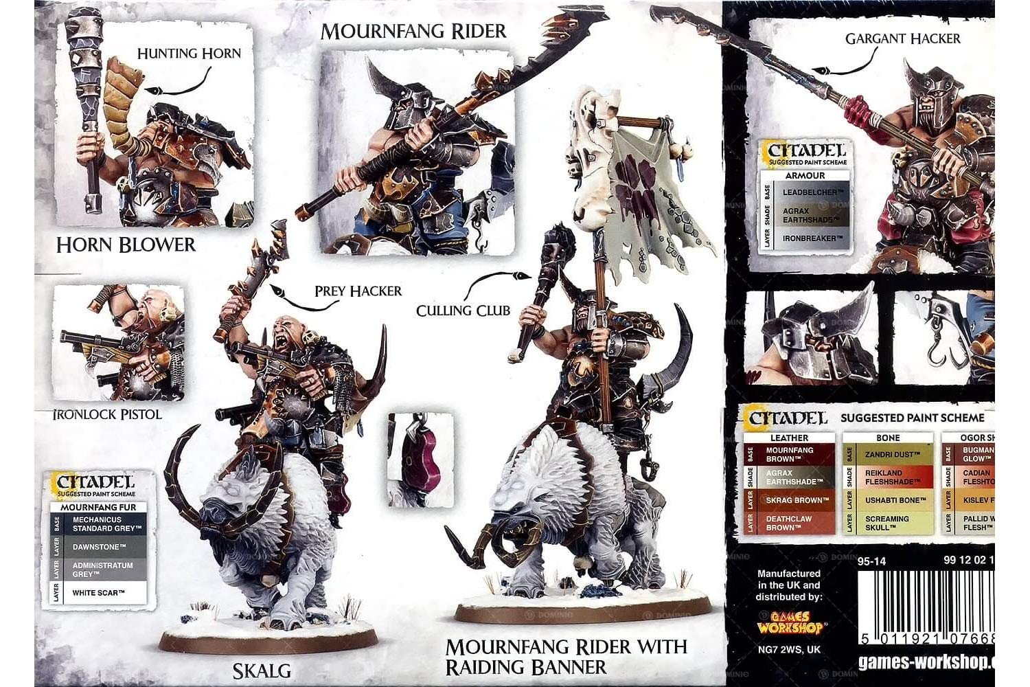 Warhammer AoS - Beastclaw Raiders Mournfang Pack : Amazon.es