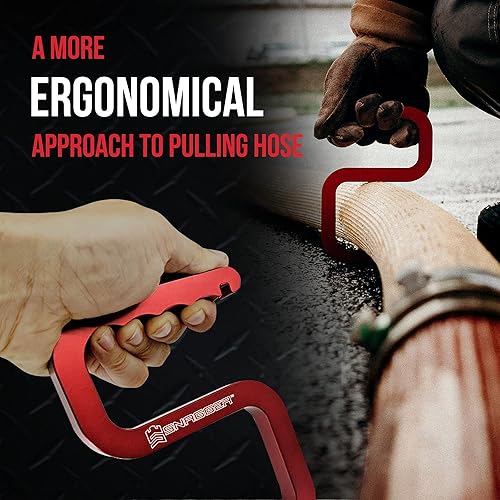 Miniatura 5 de Motis - Herramienta de enganche para extinción de incendios, un potente equipo de bomberos multiherramienta, herramientas de bombero, rojo