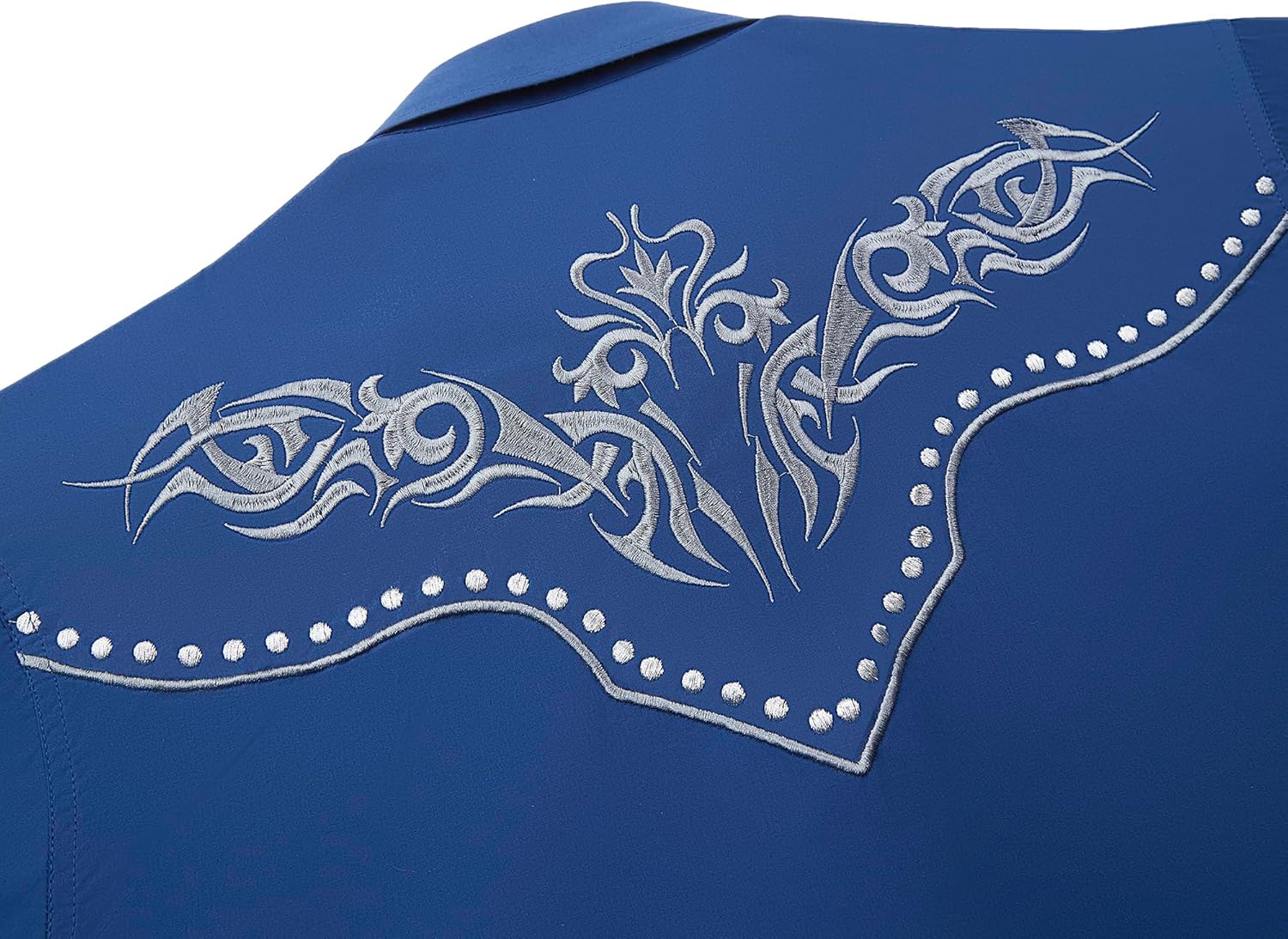 EL PIONERO Men's Western Cowboy Shirt Embroidered Shirt Long Sleeve Casual Snap Button Shirt - Image 6