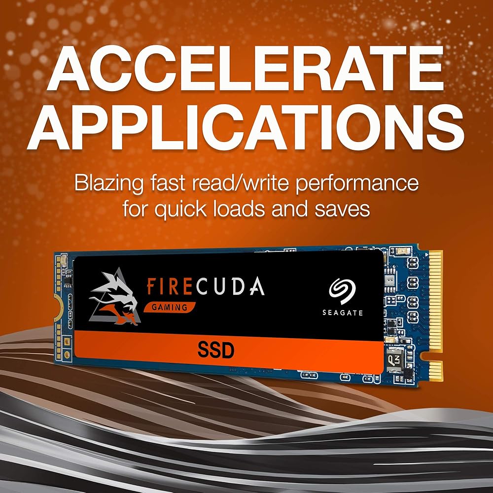 Seagate Firecuda 510 500GB Performance Internal Solid State Drive SSD PCIe Gen3 X4 NVMe 1.3 for Gaming PC Gaming Laptop Desktop thumbnail 3