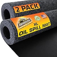 Vista 1 de Armor All Alfombra de mantenimiento premium para derrames de aceite, tapete para piso de garaje, (30" x 59") (paquete de 2), absorbente