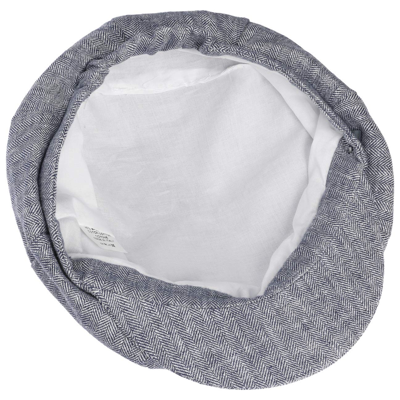 Lipodo Casquette Gavroche a Chevrons Fabrique en Italie Femme Printemps Ete