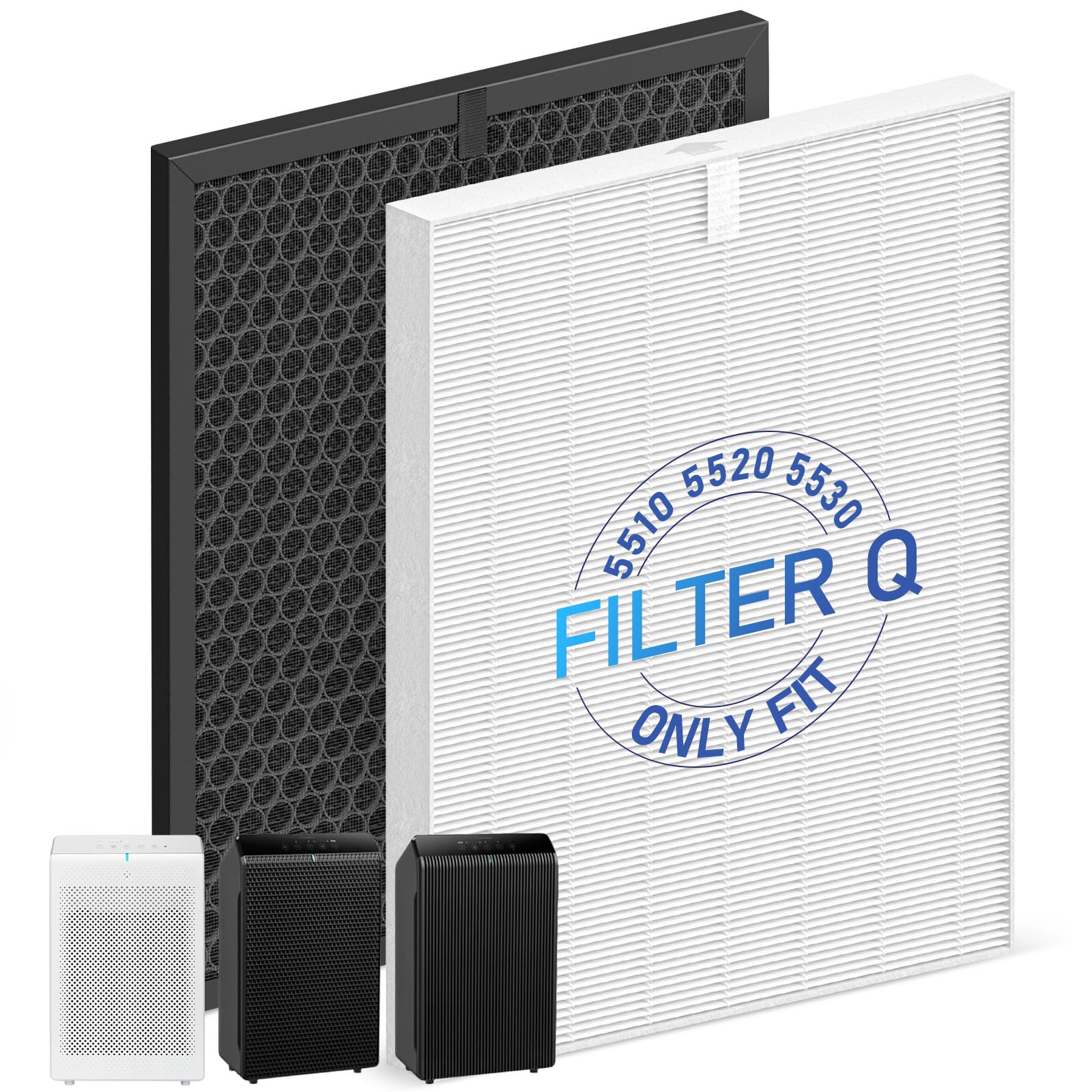 Amazon.com: 5510 5520 5530 Filter Q For WINIX 5510 5520 5530 Air