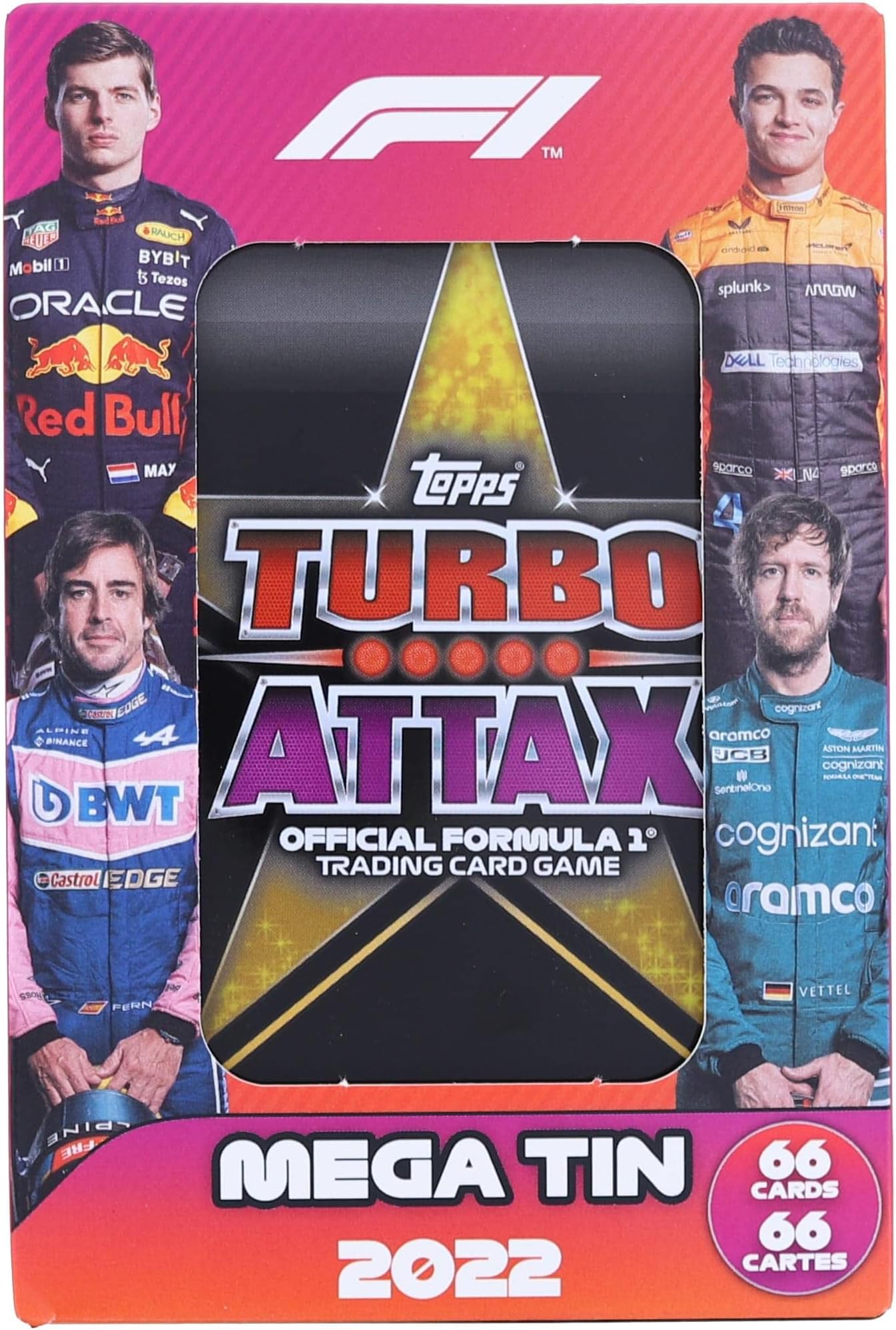 Topps 2022 Formula 1 Turbo Attax Display Box