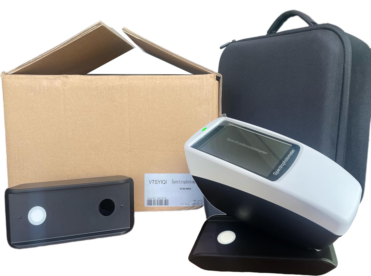 Digital Spectrodensitometer Printing Density Measurement with Wavelength Range 400-700nm 5 Apertures 11mm 10mm 6mm 5mm 3mm 0.02 Repeatability USB Bluetooth 10000 Items Storage Color Screen