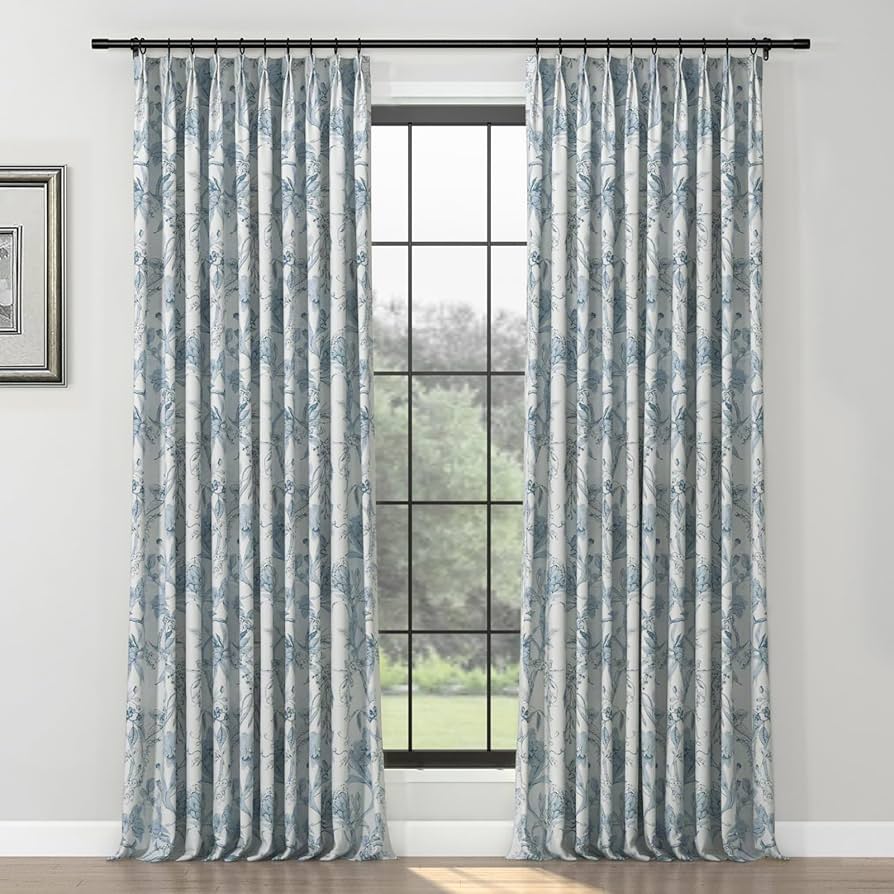 その他 Curtains [CD] Amazon.com: TWOPAGES Floral Altair Pattern Curtain 26 x 96