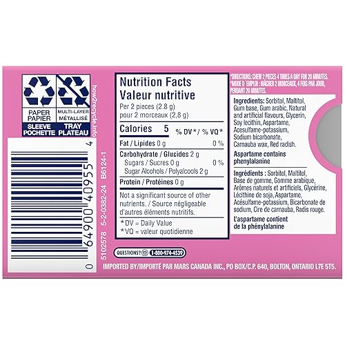 Miniatura 2 de Excel White Goma de mascar sin azúcar, Bubblemint, 12 unidades