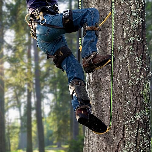 Miniatura 5 de Ayudador de escalada para caza, ligera, bastón de escalada de caza, escalera de cuerda para seguridad de caza, escalada al aire libre, espeleología,