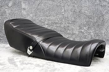 ＣＢ７５０Ｋ　タックロールシート　黒皮 Amazon | CB750K 黒皮 鋲打ち 変形 タックロールシート/カスタムパーツ