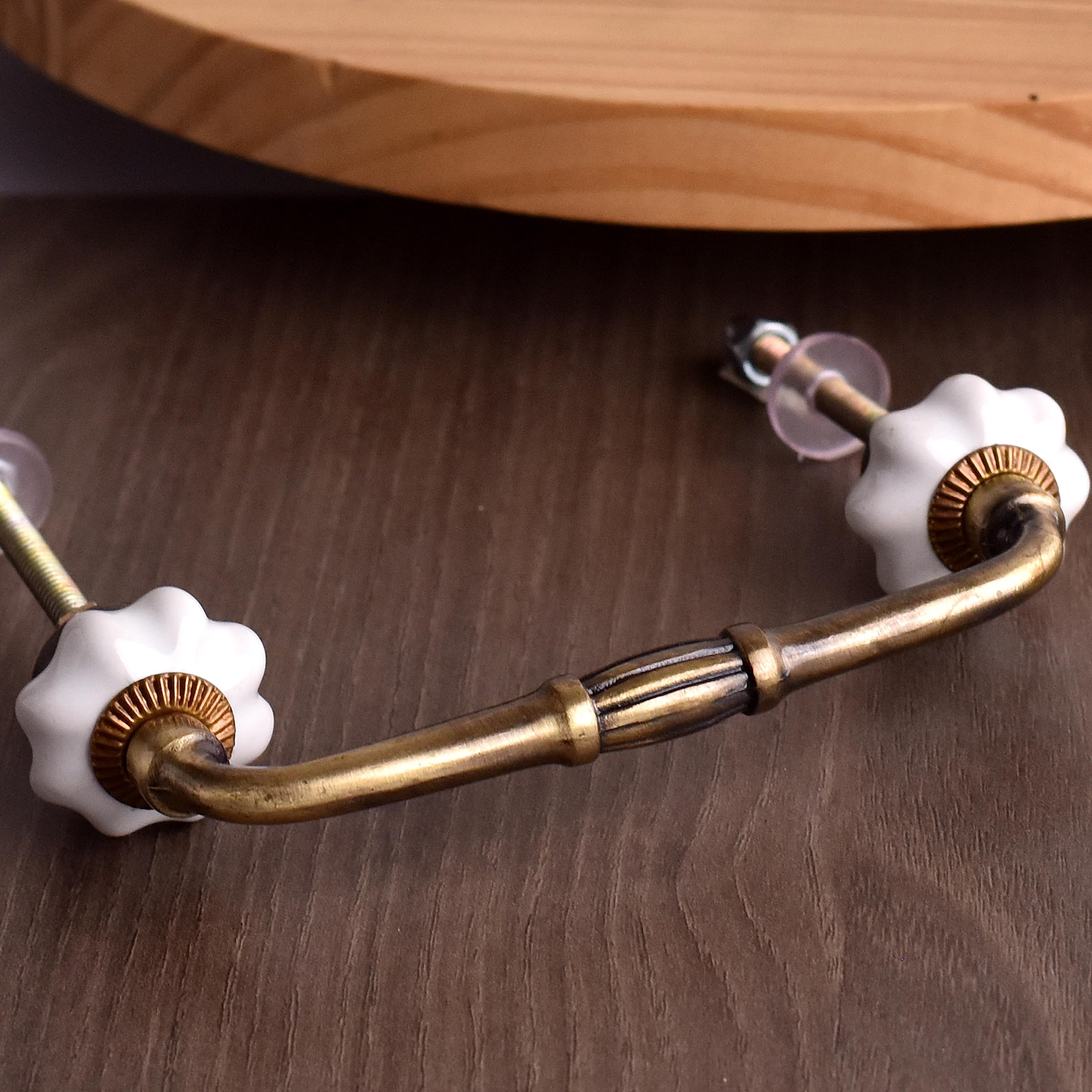 Indian-Shelf 1 Pieces T-Bar Door Handles | 4 Inches Center to Center Dresser Pulls | Metal Kitchen Cabinet Pull | Antique Unique Handles | White Kitchen Cabinet Hardware-picture-26