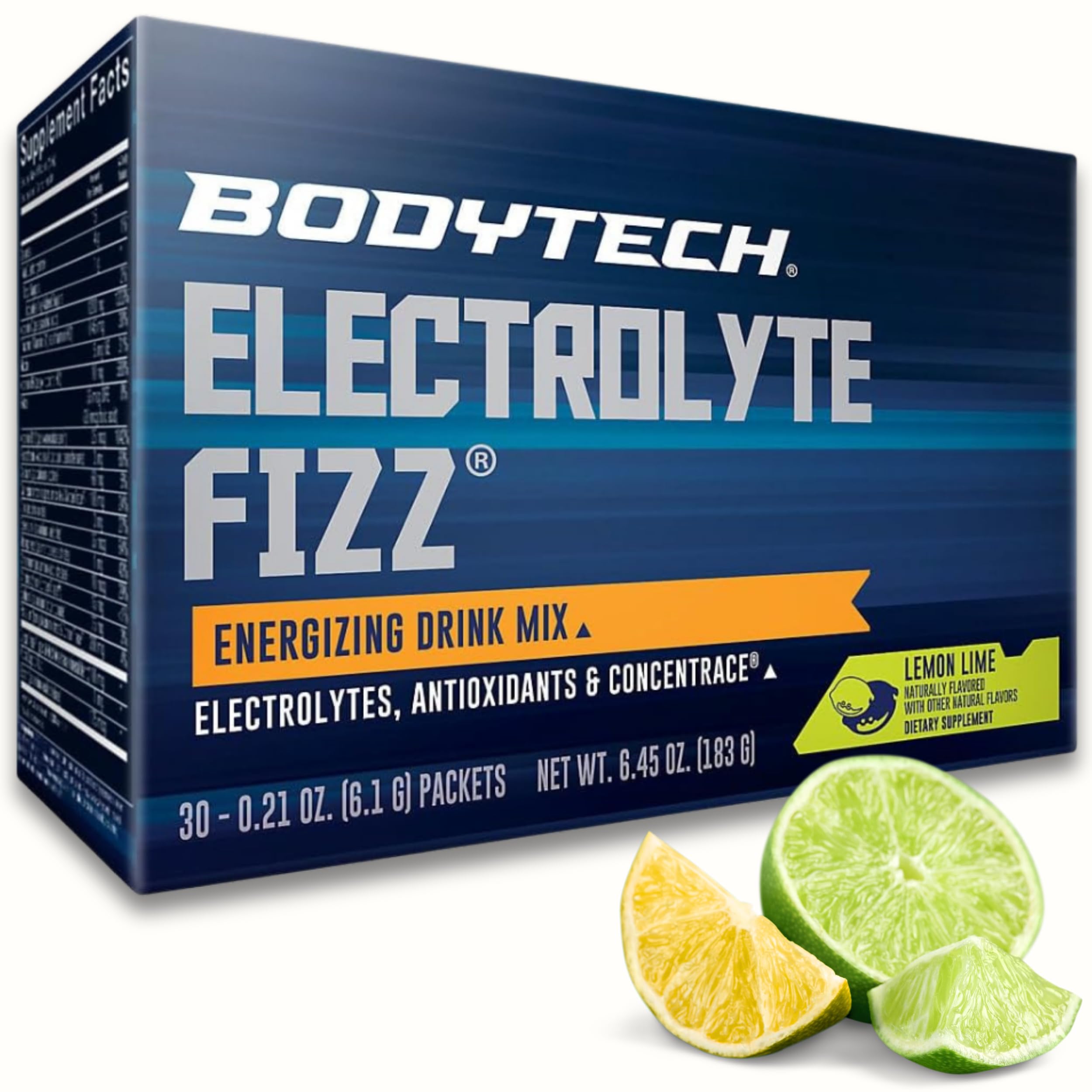 Amazon.com: BodyTech Electrolyte Fizz Packets, Hydration & Energy
