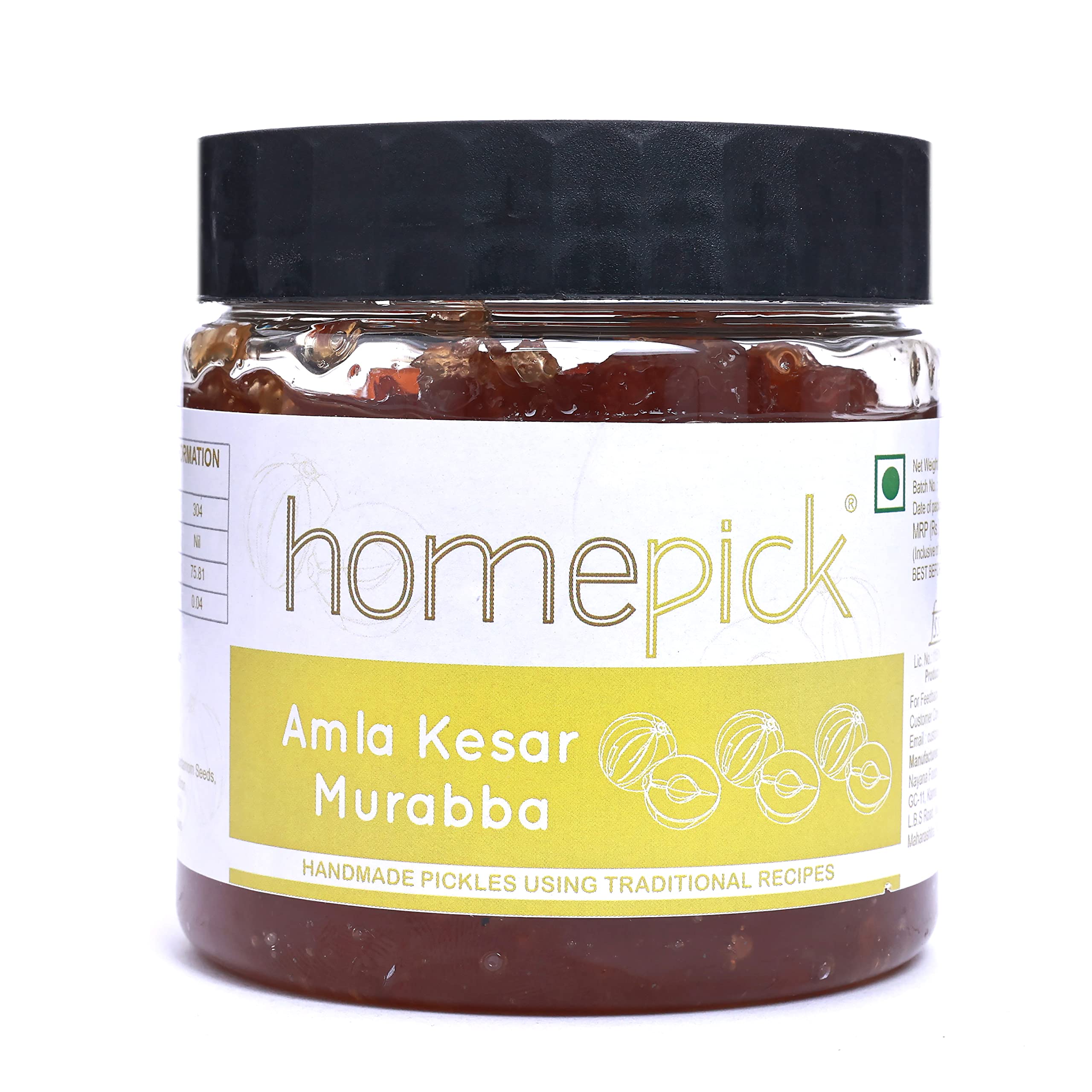 Homepick Pickles Amla Kesar Murabba 350g