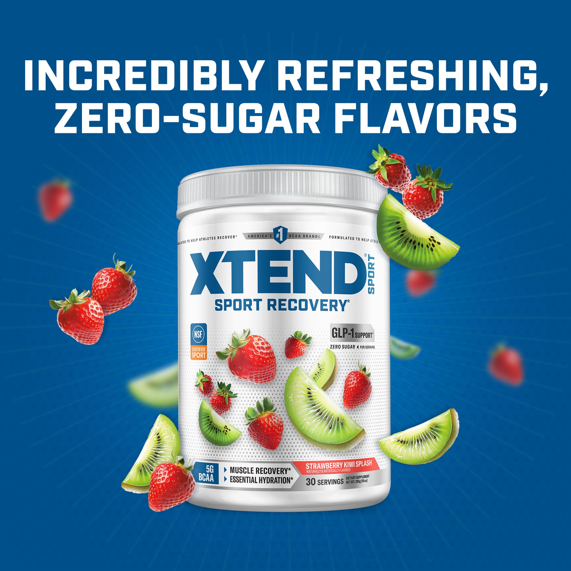 Xtend Sport BCAA Powder for Recovery, Strawberry Kiwi Splash, 30 Serv — Amazon image 5