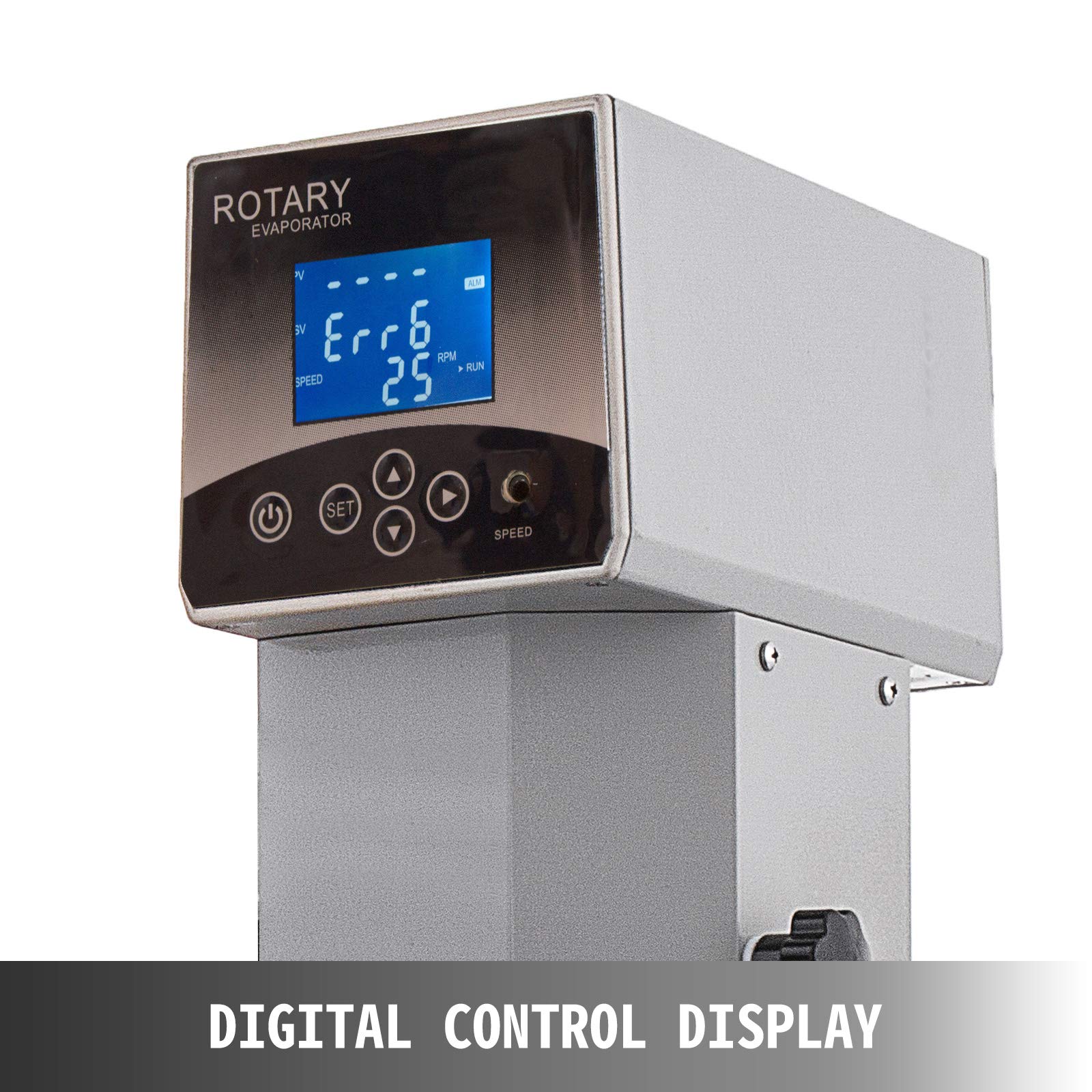 VEVOR 2L Rotary Evaporator RE2000ELab Rotary Evaporator 20200rpm