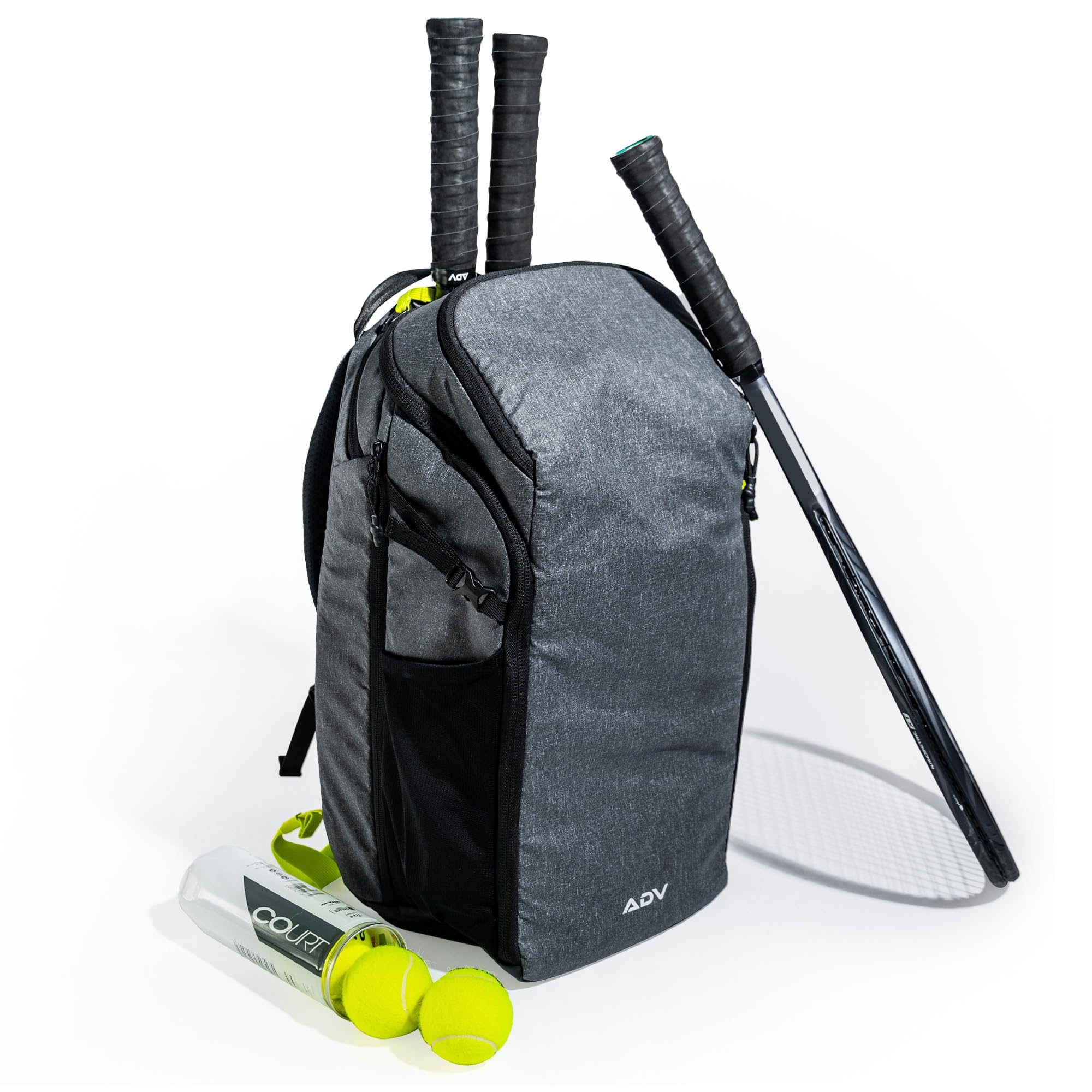 ADV V2 Tennis Backpack - The Unmatched Champion of Tennis and Pickleball Bags - A Game-Changing Creation by Tennis Nerds - Unleash Your Court Dominance with Stylish & Innovative Tennis Bag