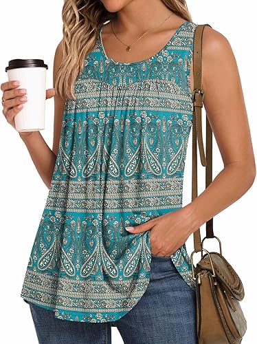 Miniatura 2 de LONGYUAN - Camisetas sin mangas de verano para mujer, estilo informal, sin mangas, holgadas, tallas S-4XL