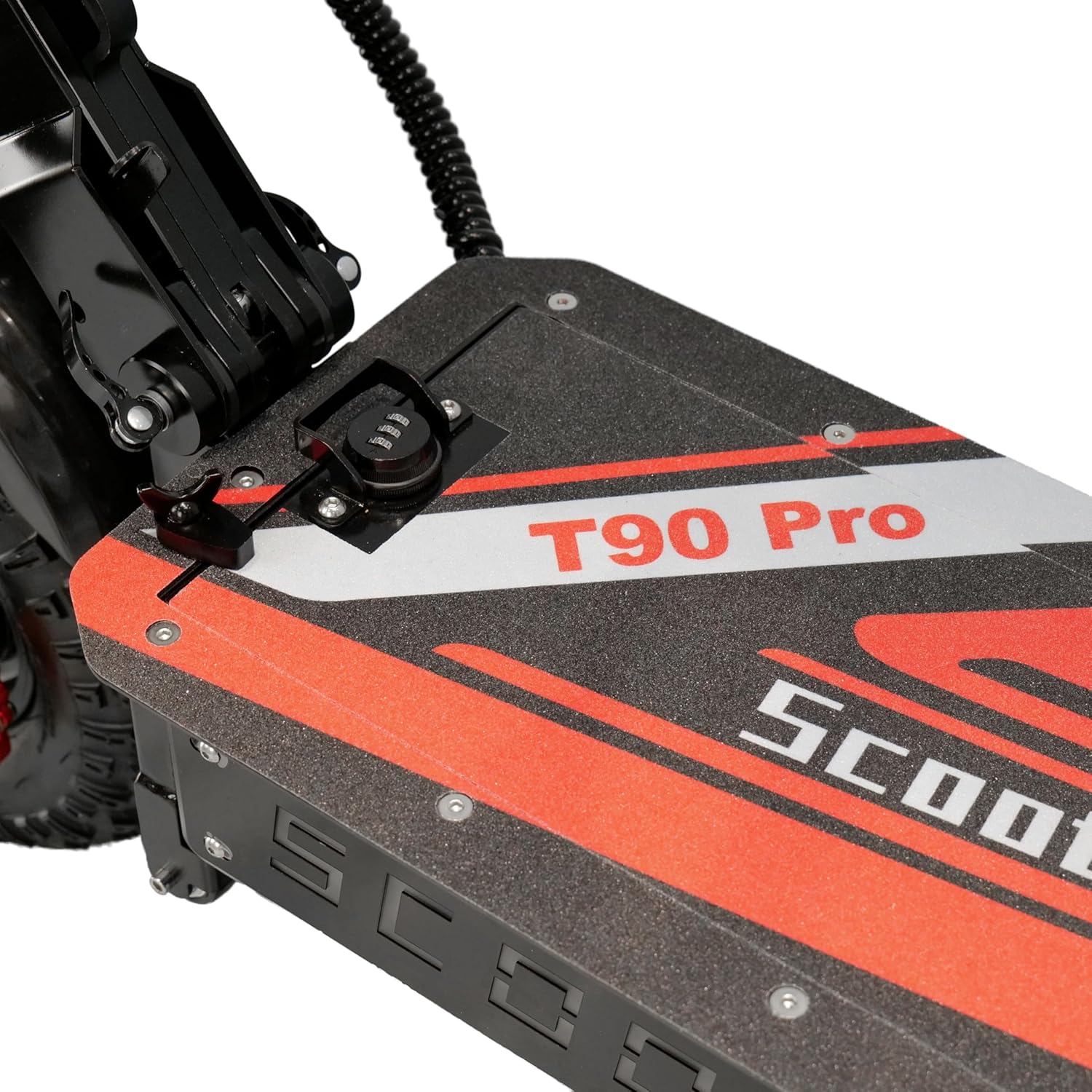 T90 Pro Electric Scooter for Adults, 10000W Dual Motor, 68 MPH Max Speed, 72V Removable Battery, 14" Off-Road Tires 800lbs Max Load, Music Light, Waterproof, 65 Mile Range, Fast E-Scooter