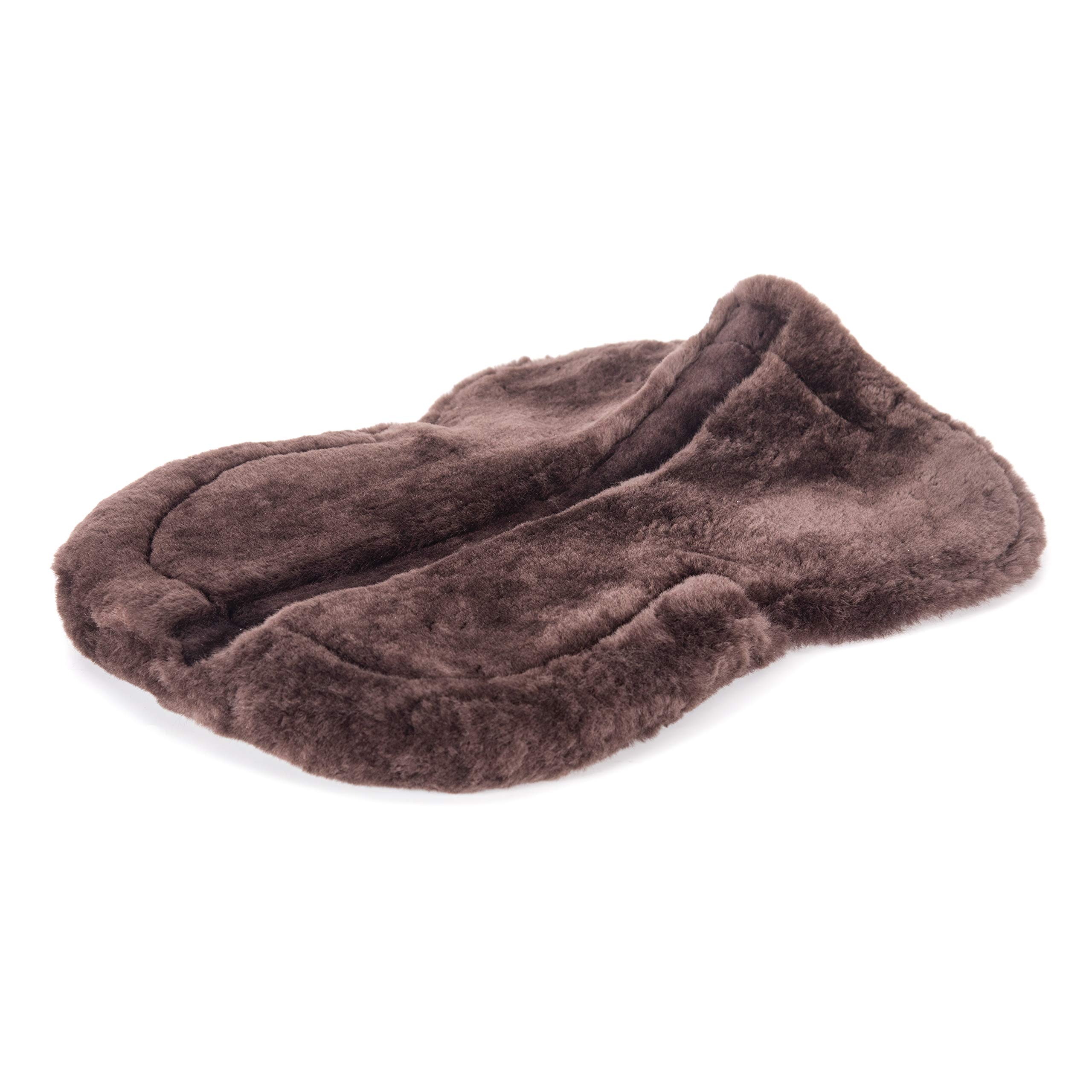 Lambskin Half pad - Cuscino da sella in pelliccia di agnello Marrone (M)