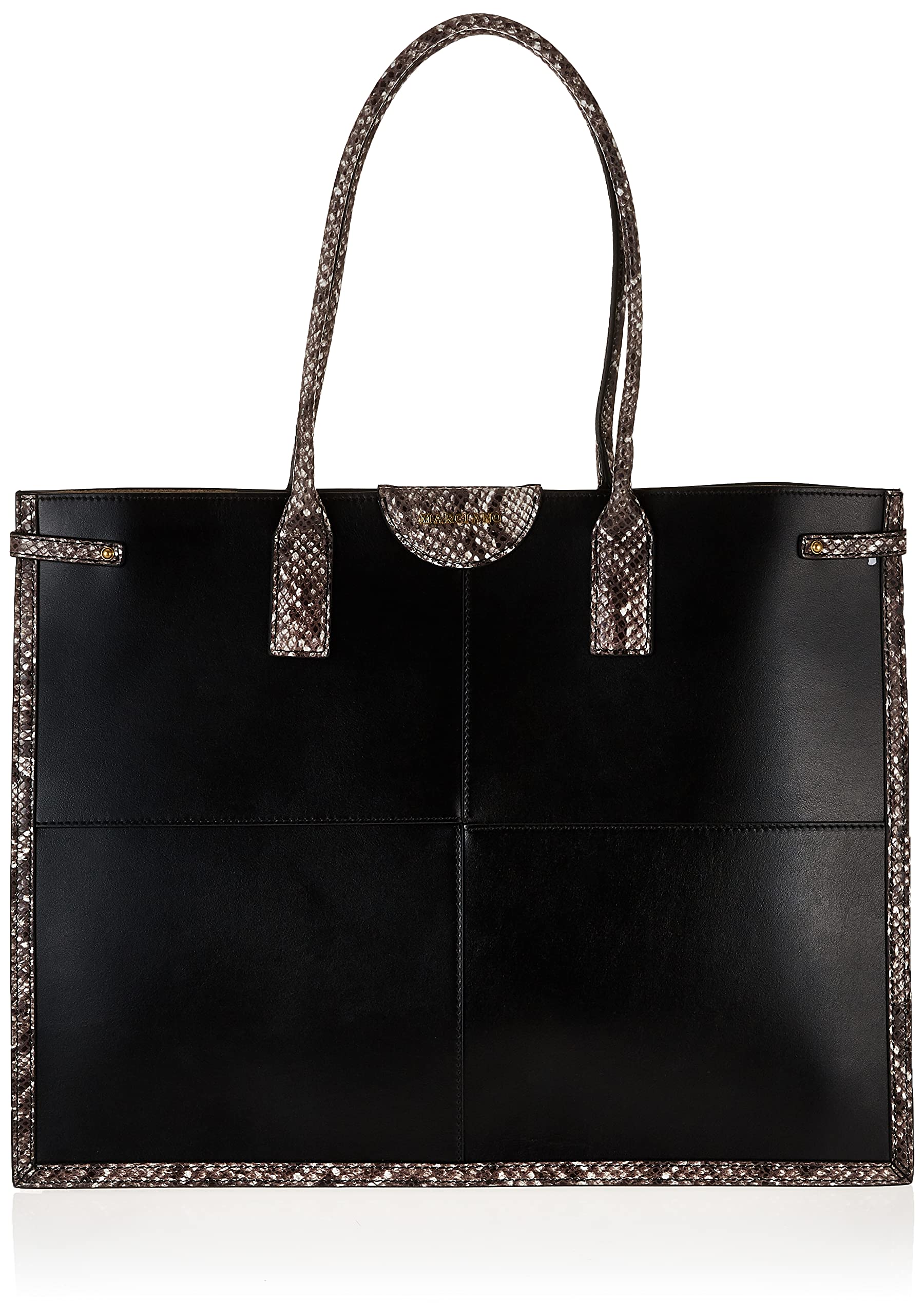 GUESS Marciano Women's Shoulder Tote Real Leather Shopper Handbag Stilla Leather,