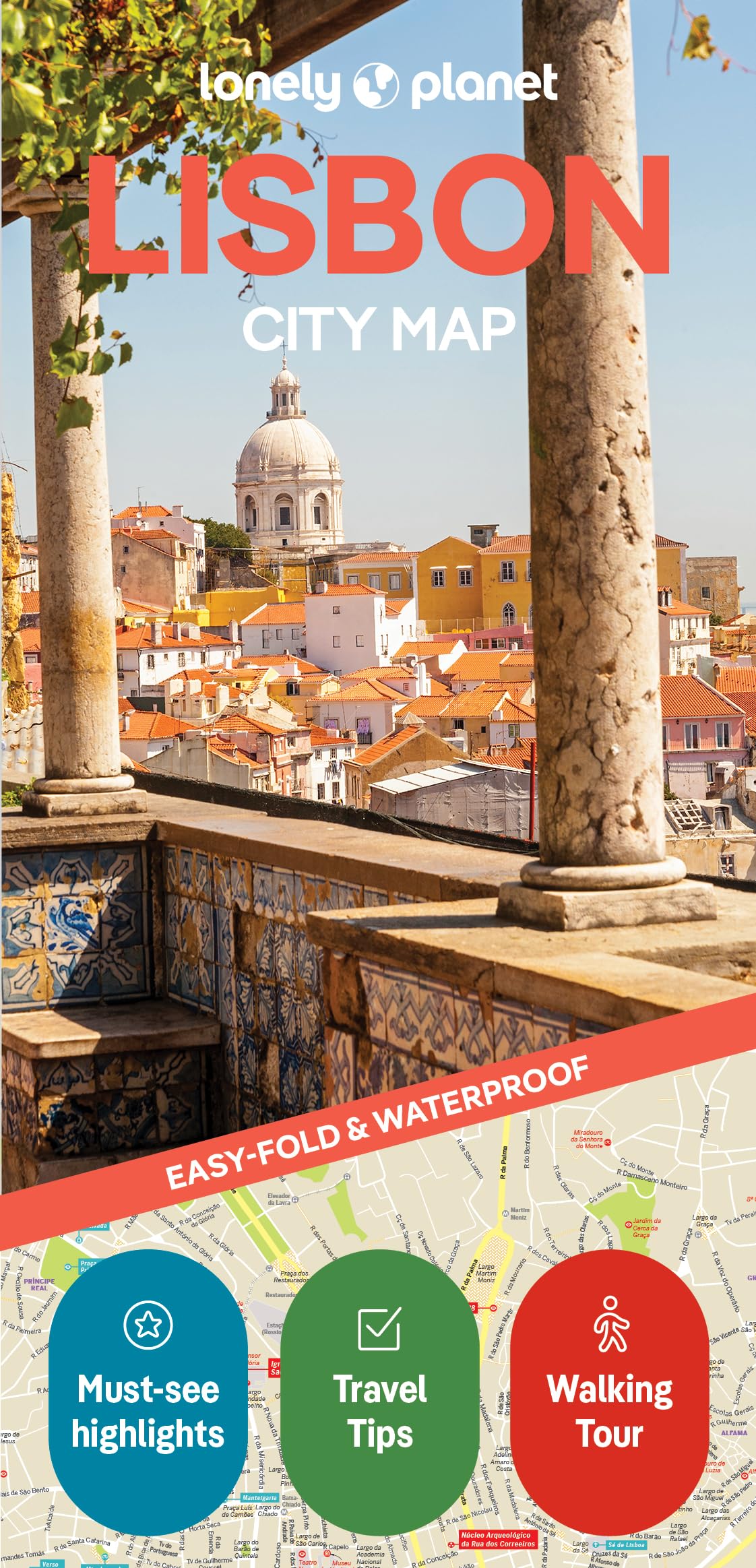 Lonely Planet Lisbon City Map by Lonely Planet (Sheet map, folded)