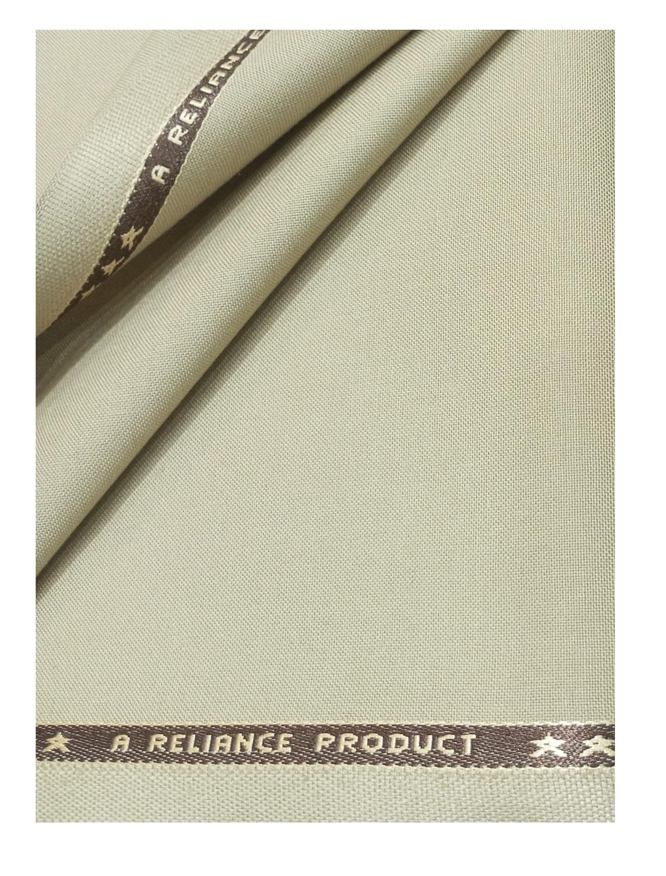 Men's Unstitched Pant Fabric (Cream/Tan colour,1.30Mtr)