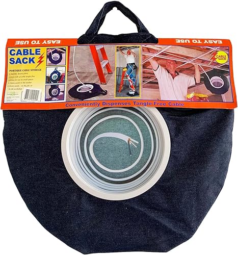 Saco de cables portátil  Almacenamiento de cables eléctricos