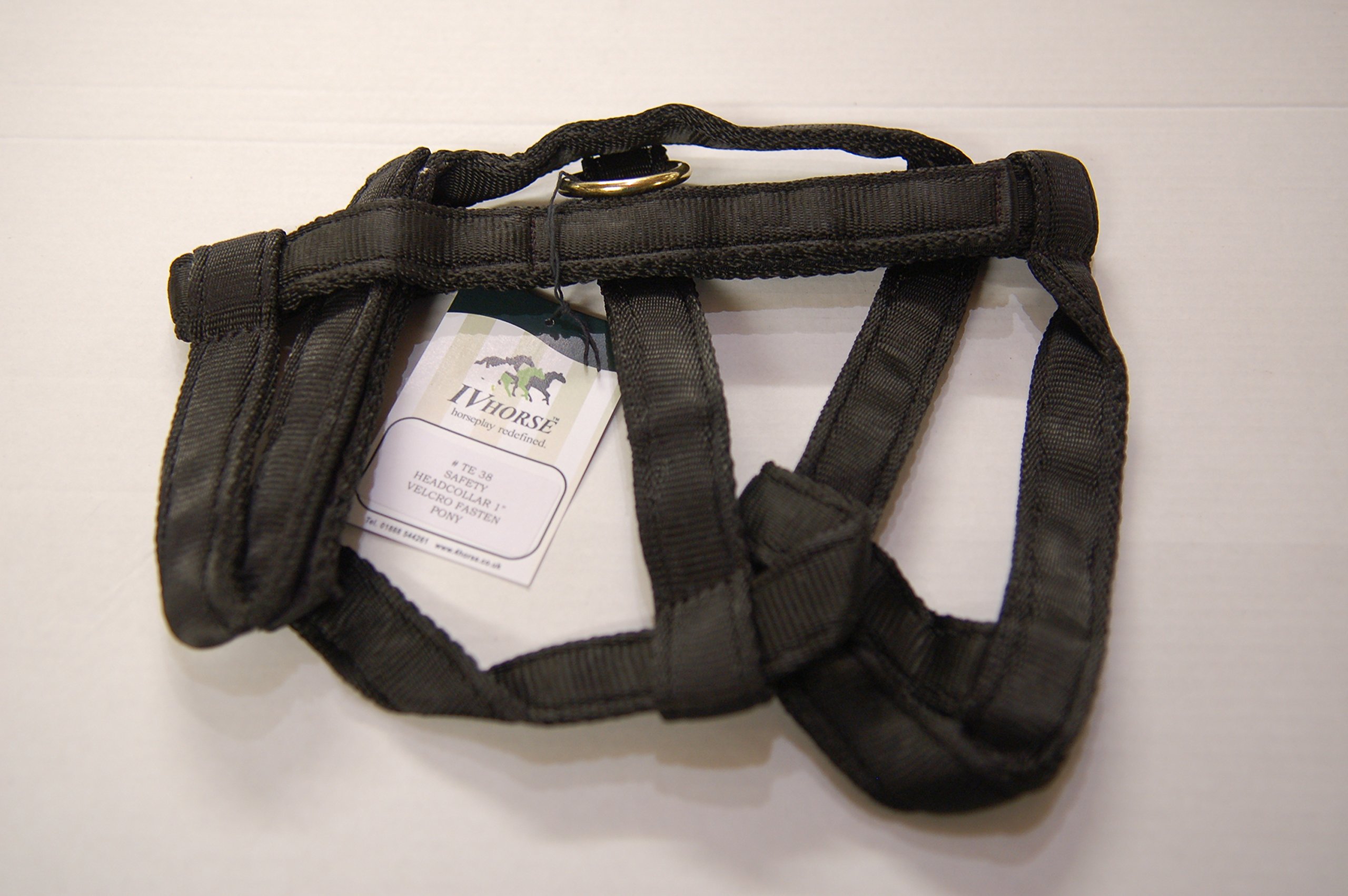 IV Horse Pony Safety Turnout Headcollar (Black) โ image 1