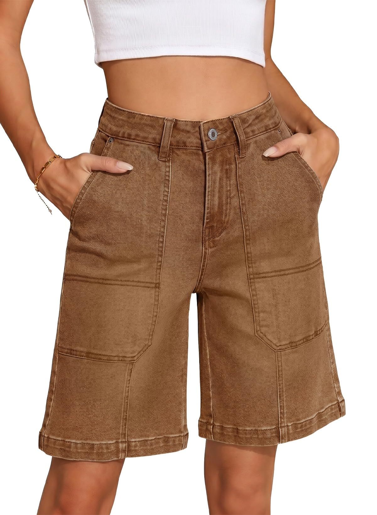 Sidefeel Womens Jean Shorts