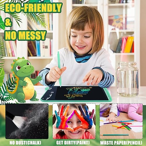 Miniatura 6 de Paquete de 2 tabletas de escritura LCD para niños, tablero de dibujo de 8 pulgadas, para niños y niñas, regalo educativo de cumpleaños para niños de