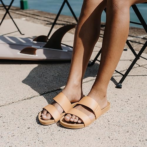Miniatura 3 de REEF Cushion Vista - Sandalias de moda para mujer, correa de piel vegana, plantilla acolchada ultra suave