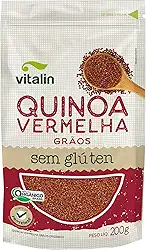 Quinoa Real Vermelha Grãos Orgânica Vitalin 200g