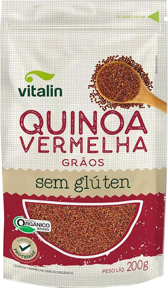 Quinoa Real Vermelha Orgânica: sabor e nutrição garantidos