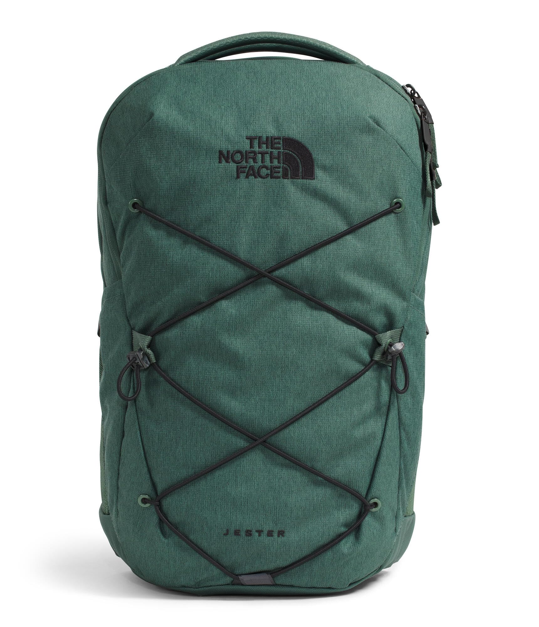The North Face Jester Everyday Laptop Backpack, Duck Grn Dk Hth/Blk, OSFA | Commuter Daypack, Water Repellent, Laptop Sleeve One Size Duck Green Dark Heather/Tnf Black