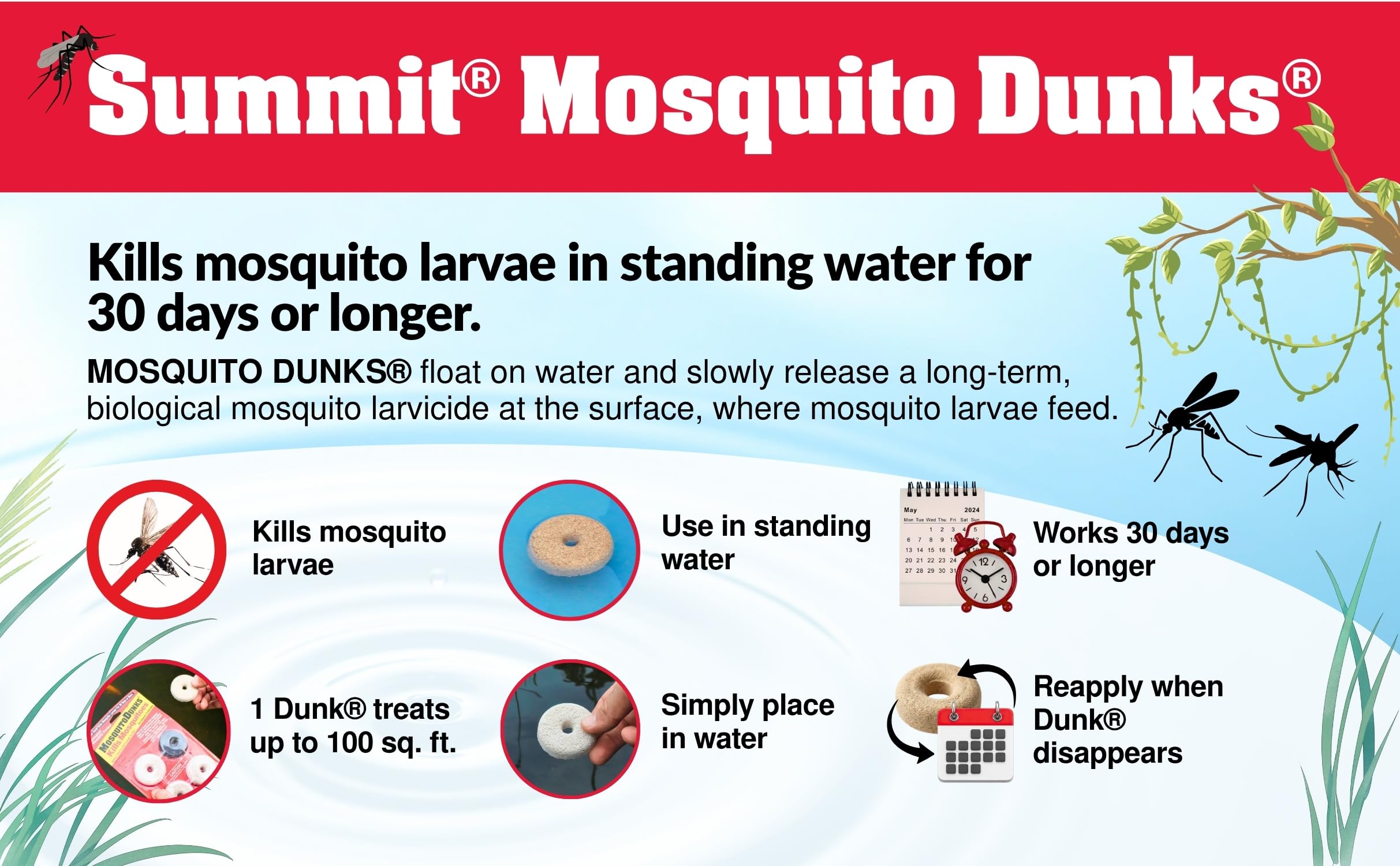 6-Pack Mosquito Dunks L20035