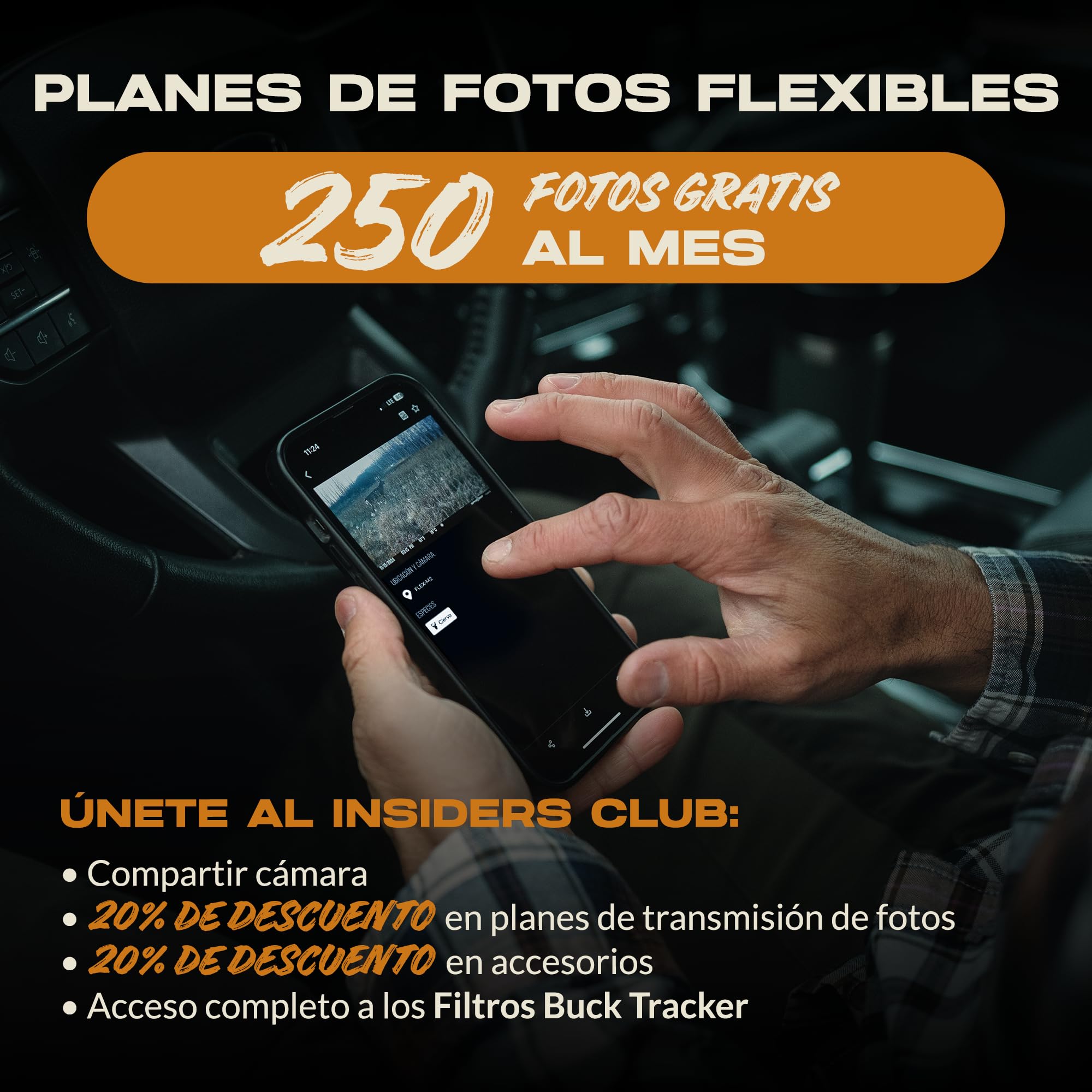 Spypoint FLEX-M2 - Fototrappola cellulare, GPS, visione notturna, Dual-SIM LTE, 32 Mp, Video in 1080p