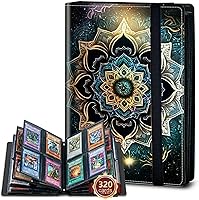 Vista 41 de Rossy Carpeta para tarjetas coleccionables, 9 bolsillos, impermeable, con 360 bolsillos laterales de carga para tarjetas deportivas y de fútbol