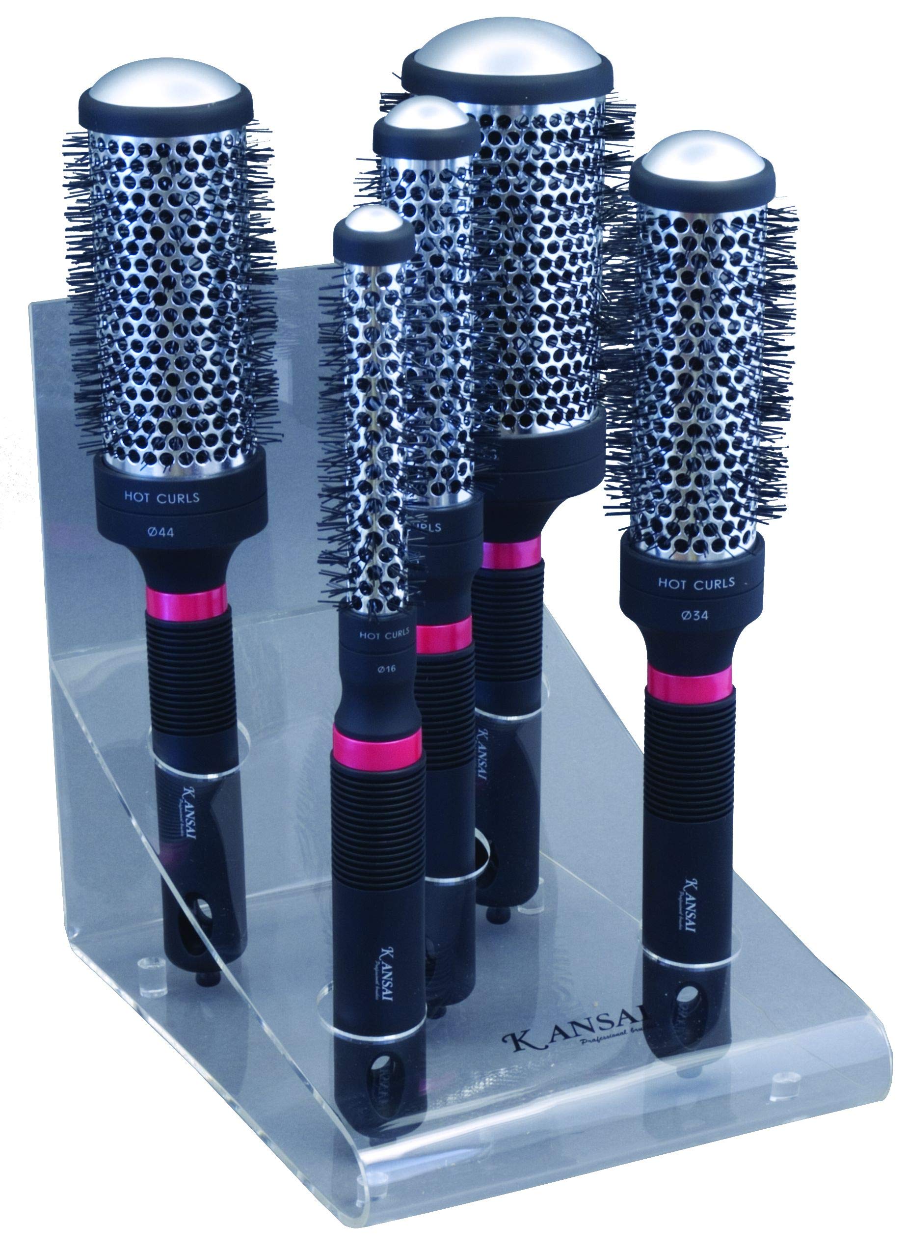 Kansai 211500 Hot Curls zoll Verkaufsdisplay inklusive 5 Bürsten