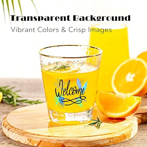 Miniatura 2 de Koala - Papel adhesivo transparente para tobogán acuático, 20 hojas de 8.5 x 11 pulgadas, papel de transferencia de tobogán acuático transparente