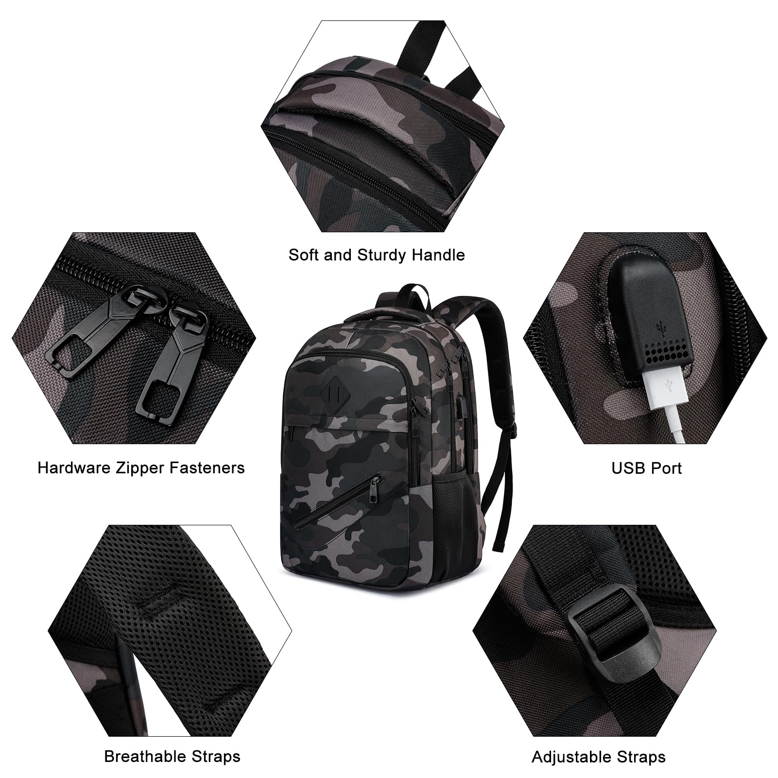 BIKROD Sac à dos P24 pour ordinateur portable 15,6"