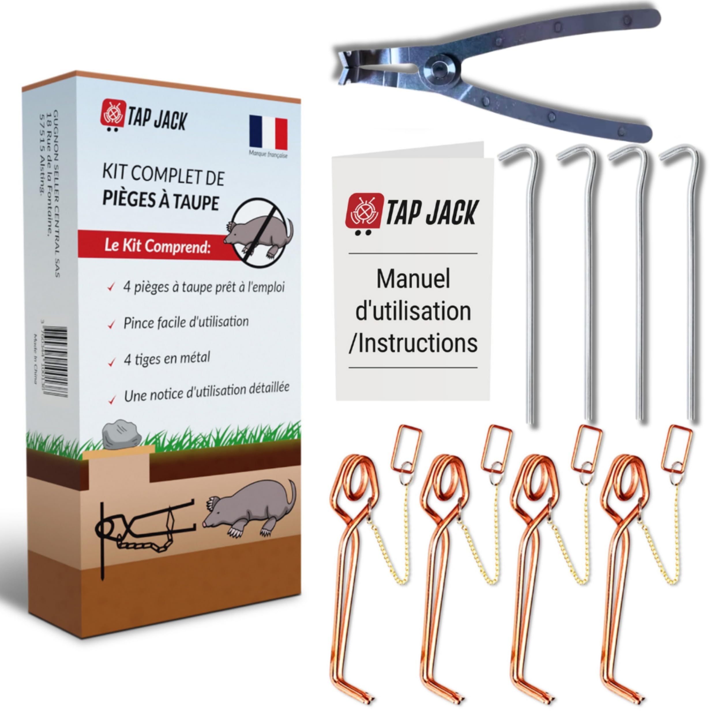 pièges à taupes