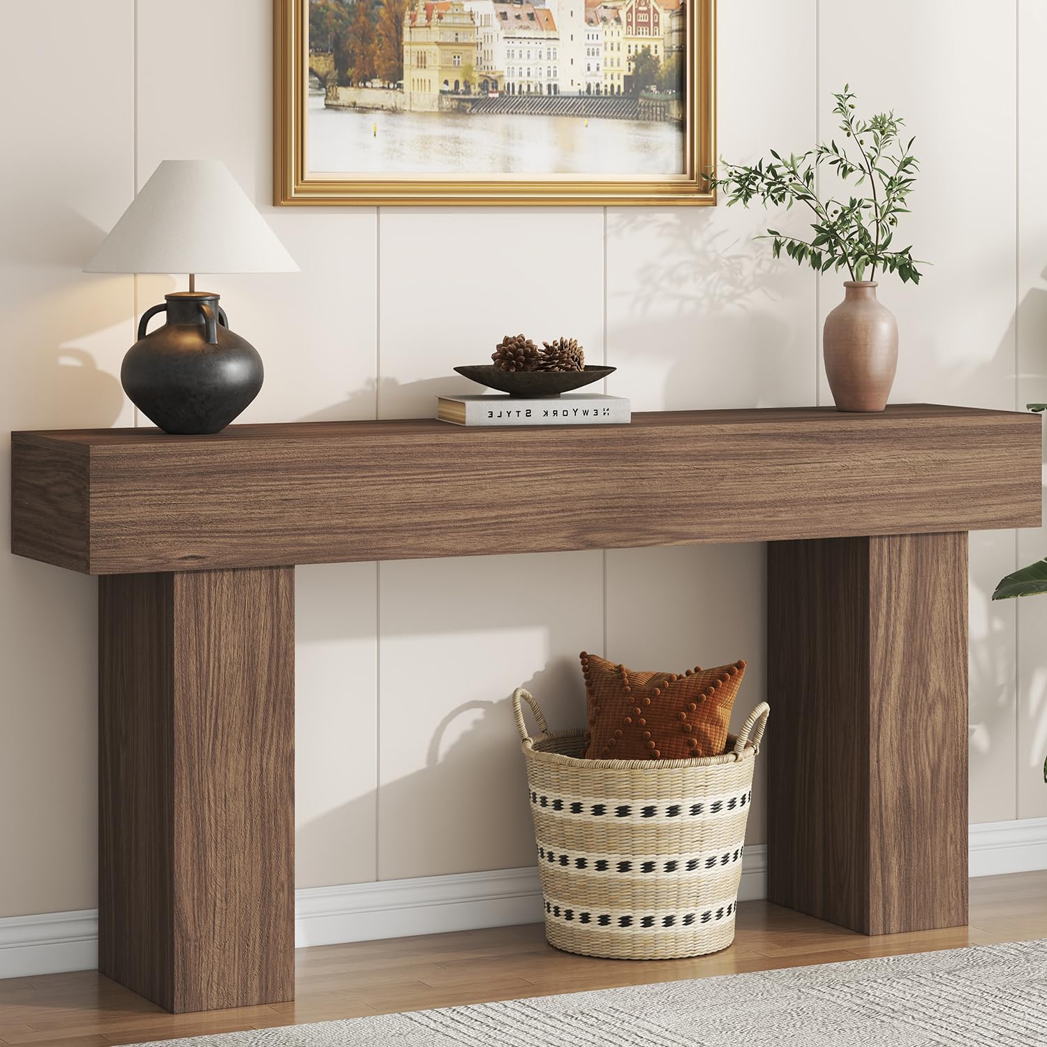 Amazon.com: knoworld 63 Inch Long Console Table for Entryway