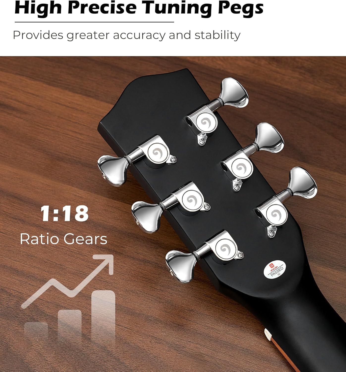 Vangoa Left Handed Acoustic Electric Guitar Kit for Adult Beginner Full Size Cutaway Lefty Acoustic Guitar Bundle Set with Built-in 4 Band EQ Bag Tuner Cable Strap Capo String, Matte Black