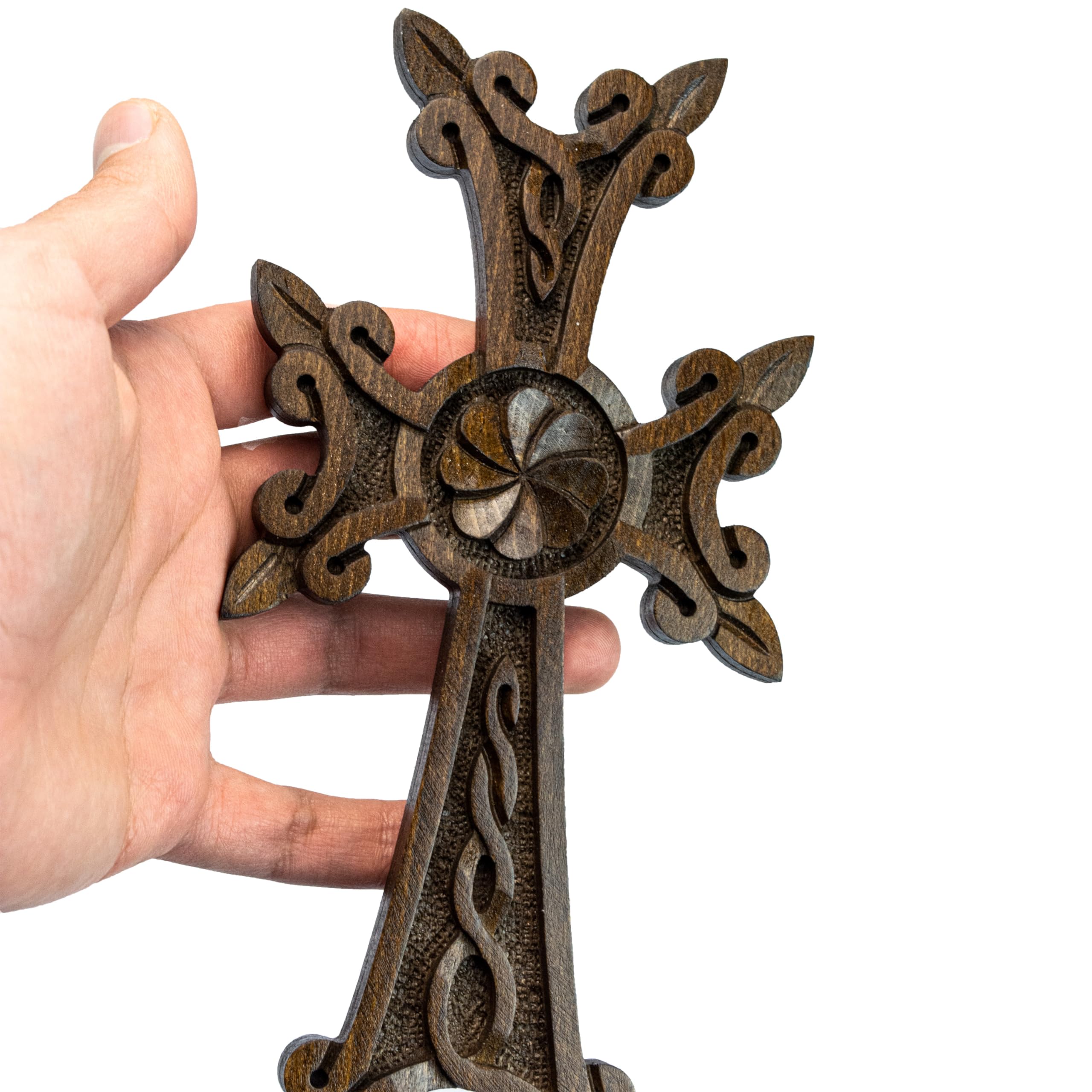 Amazon.com: HandCraftoria Handmade wooden Wall cross with eternity