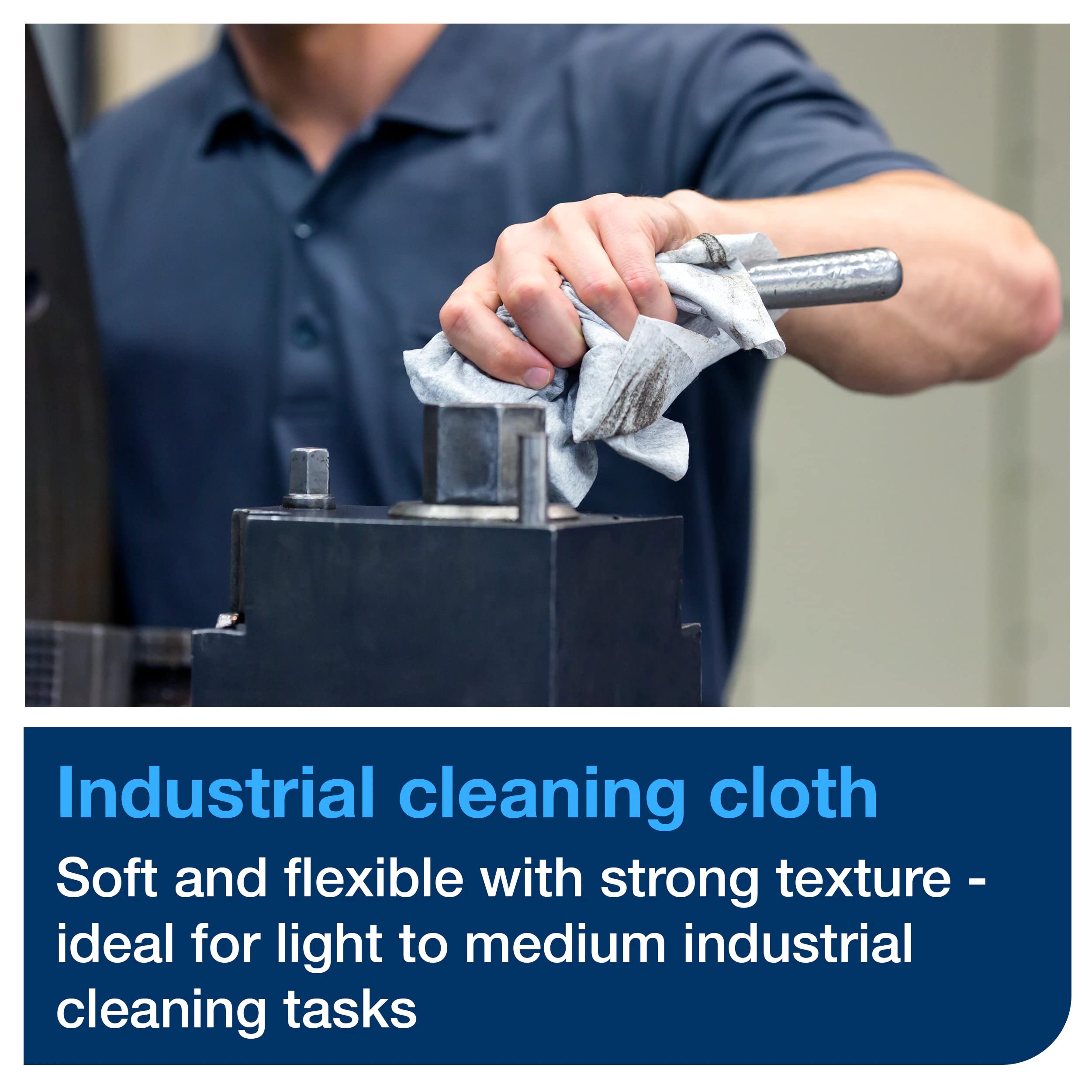 Tork Industrial Cleaning Cloth Grey W7, erogazione unica, 1 x 210 panni, 520372