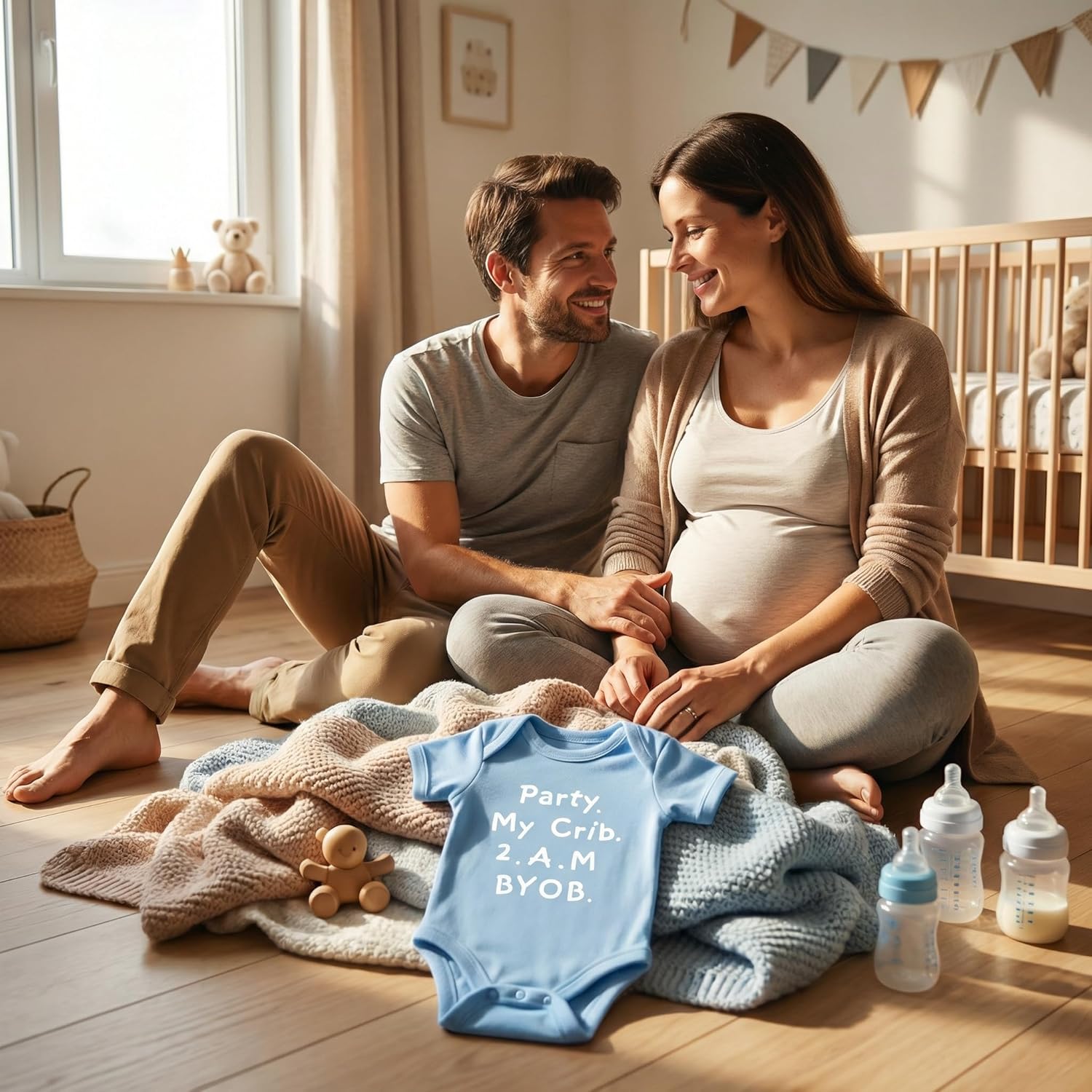 Funny Baby Bodysuit,Cotton Unisex Newborn Clothes Cute infant Rompers &Baby Gift Idea Humor Jumpsuits Essentials - Image 4