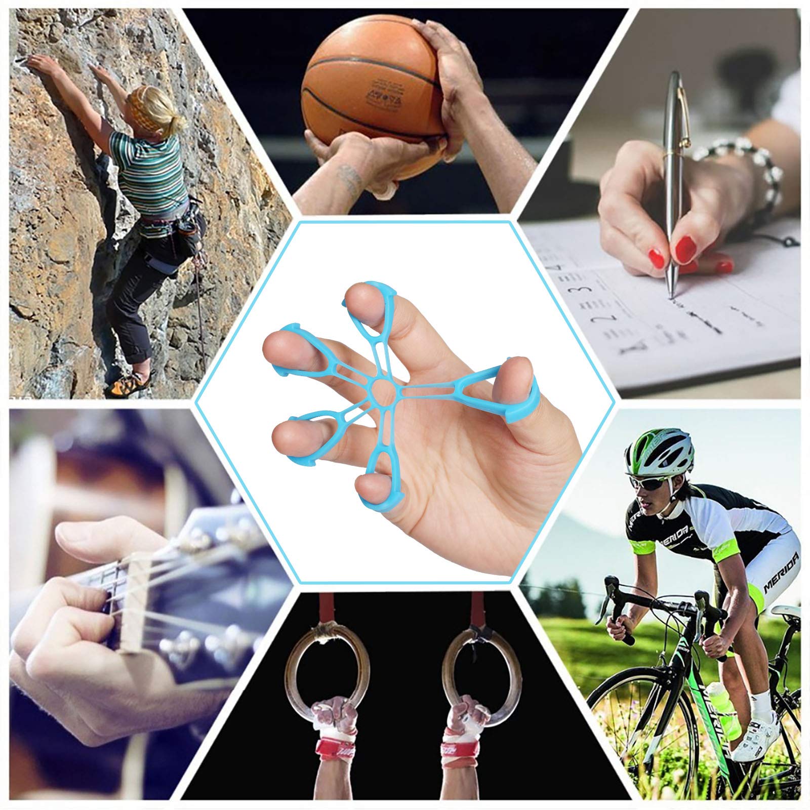 Fanwer Finger Strengthener & Finger Stretcher Hand Extensor Exerciser Set for Arthritis Carpal Tunnel Exercise to Improve Grips Performance for Elderly (3 Levels) — Amazon image 7