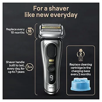 Amazon.com: Braun Series 9 PRO+ Electric Shaver, Shaving Kit