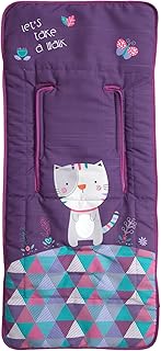 Babyline Kitty - Colchoneta ligera para silla de paseo, color morado