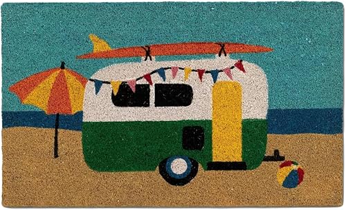 Felpudo para caravana de playa natural (30x18)